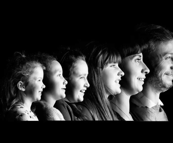 Familienfotos beim Fotografen machen
