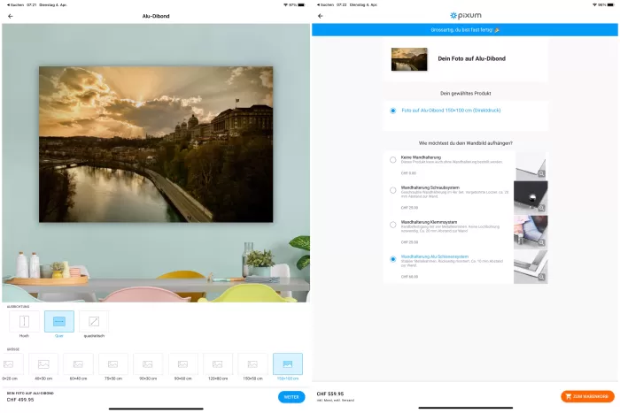 Die Pixum-App: Fotobücher, Fotoabzüge, Fotogeschenke, Wandbilder und Fotokalender erstellen war noch nie so einfach!