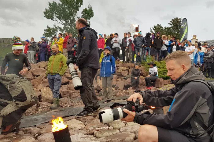 Kein Job wie jeder andere: Alex beim Celtman Extreme Triathlon in Schottland